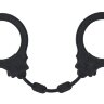 Черные силиконовые наручники Suppression
