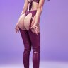Сексуальный костюм из винила Grape Jam