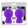 Фиолетовые присоски для груди LIT-UP NIPPLE SUCKERS SMALL PURPLE