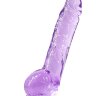 Фиолетовый фаллоимитатор Luminous - 20 см.